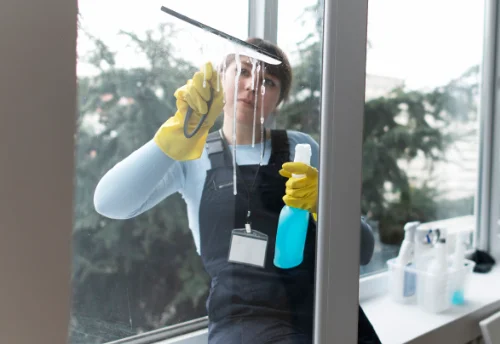 Nettoyage de vitres intérieures et extérieures à Menville